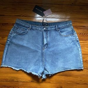 PLT Vintage High Waisted Denim shorts